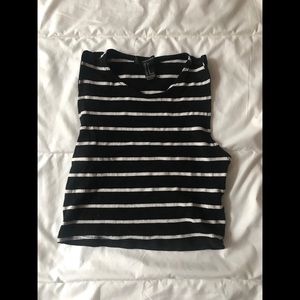 Cropped Striped Shirt